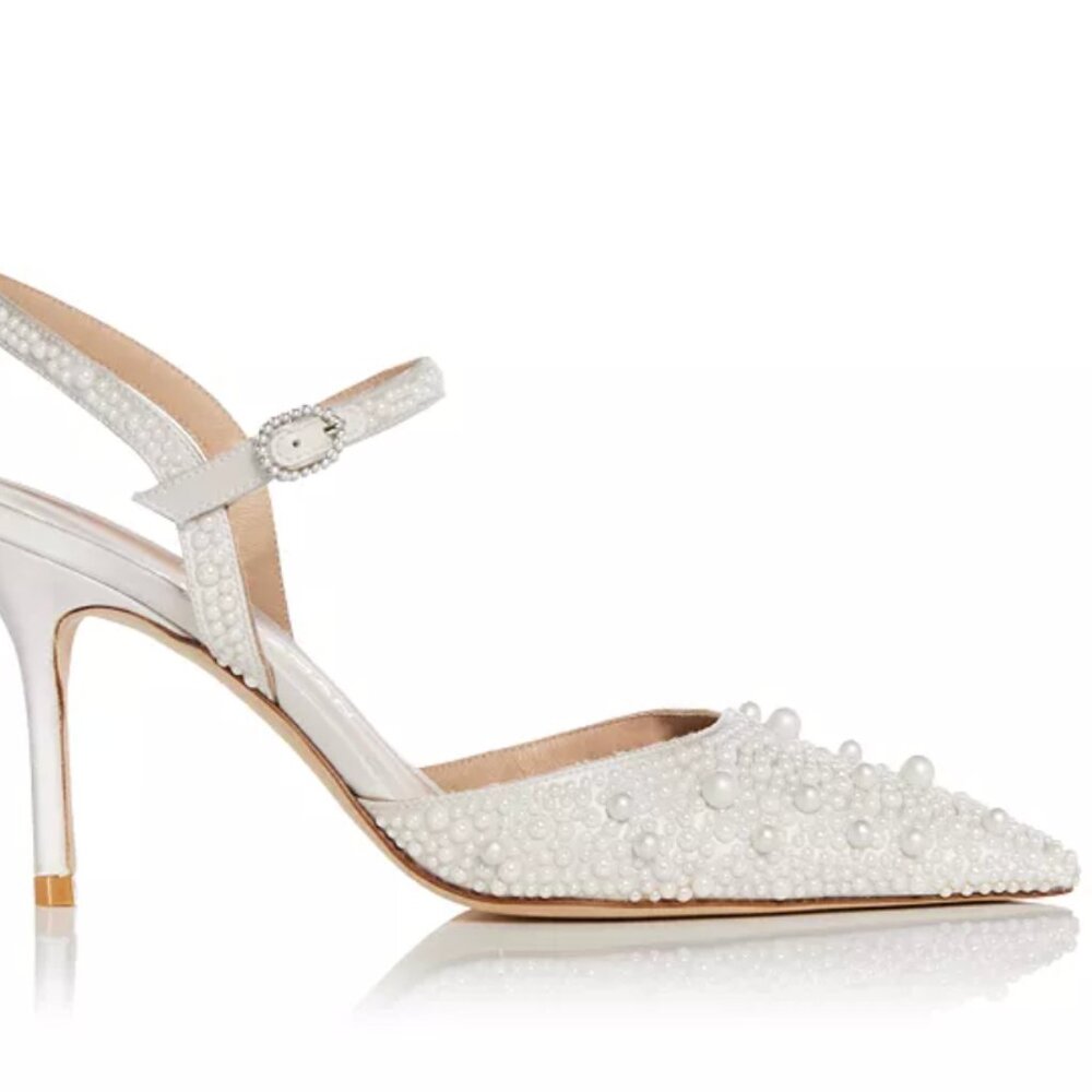 Stuart Weitzman Bliss Pointed Toe High Heel Pumps